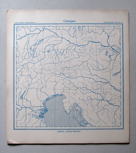 von Sydow-Haack, Hydrographischer Atlas, ca. 1910
11. Ostalpen