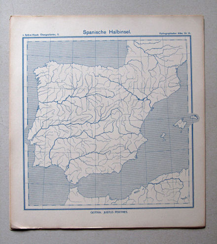 von Sydow-Haack, Hydrographischer Atlas, ca. 1910
15. Spanische Halbinsel