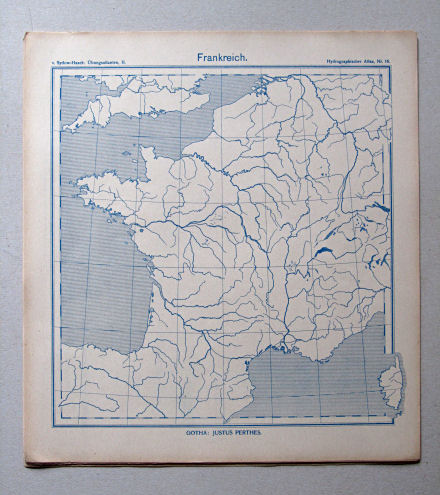 von Sydow-Haack, Hydrographischer Atlas, ca. 1910
16. Frankreich