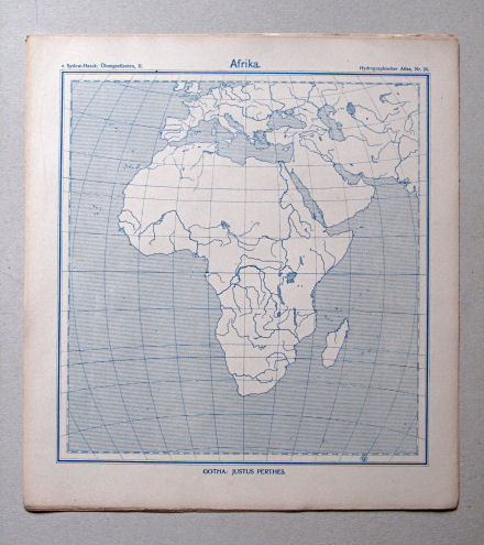von Sydow-Haack, Hydrographischer Atlas, ca. 1910
24. Afrika