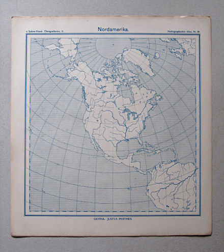 von Sydow-Haack, Hydrographischer Atlas, ca. 1910
26. Nordamerika