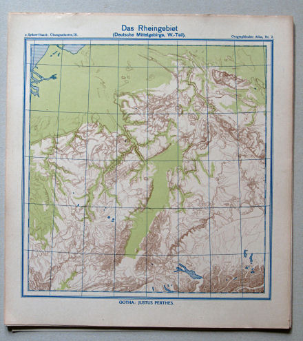 von Sydow-Haack, Orographischer Atlas, ca. 1910
2. Das Rheingebiet