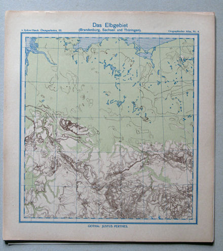 von Sydow-Haack, Orographischer Atlas, ca. 1910
4. Das Elbgebiet