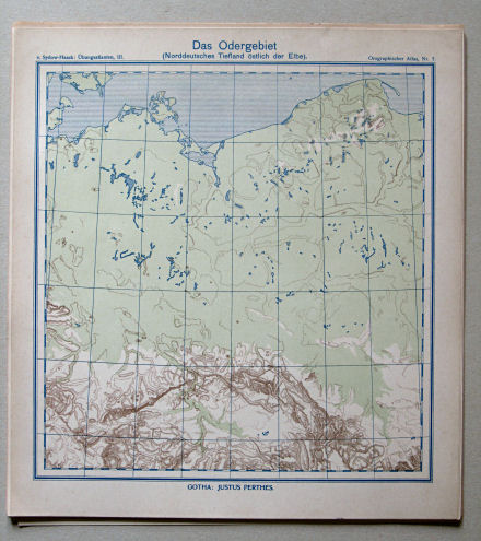 von Sydow-Haack, Orographischer Atlas, ca. 1910
5. Das Odergebiet