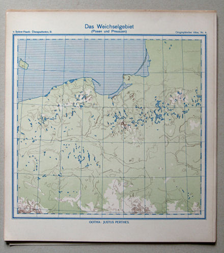 von Sydow-Haack, Orographischer Atlas, ca. 1910
6. Das Weichselgebiet