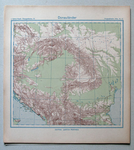 von Sydow-Haack, Orographischer Atlas, ca. 1910
12. Donauländer