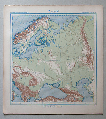 von Sydow-Haack, Orographischer Atlas, ca. 1910
20. Ruszland
