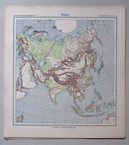 von Sydow-Haack, Orographischer Atlas, ca. 1910
22. Asien