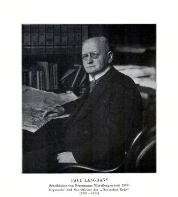 Perthes' Hauptkatalog 1935, p.171
Paul Langhans, hoofdredacteur van Petermann's Mitteilungen