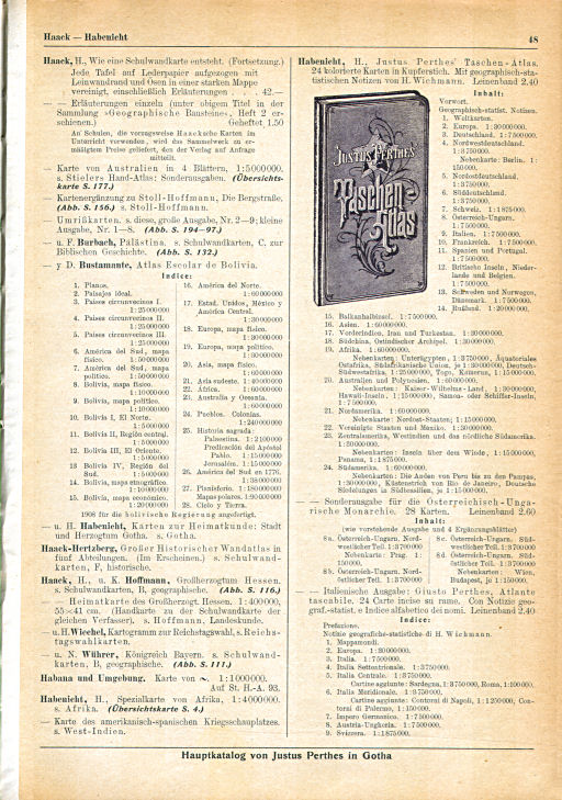 Haupt-Katalog von Justus Perthes Gotha, 1915 (p. 48)