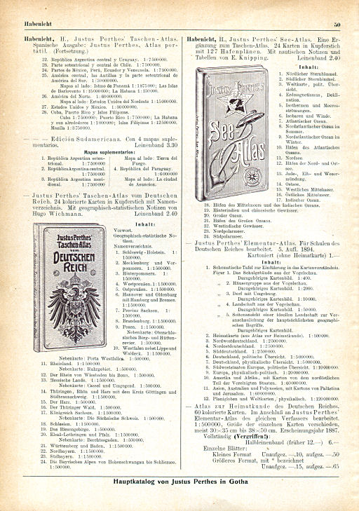Haupt-Katalog von Justus Perthes Gotha, 1915 (p. 50)
