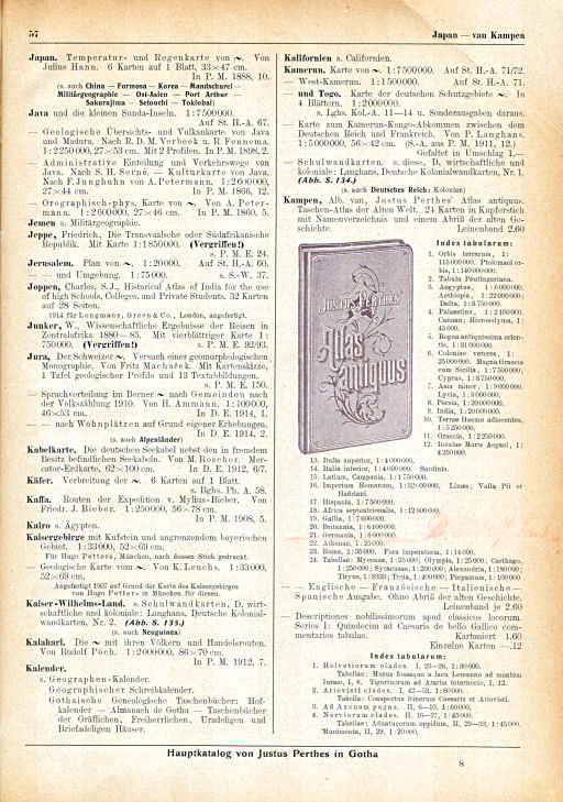 Haupt-Katalog von Justus Perthes Gotha, 1915 (p. 57)