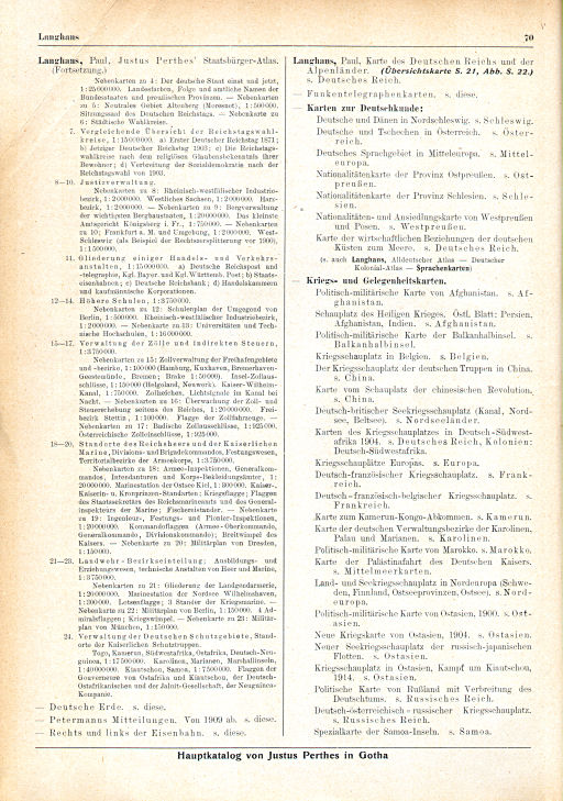 Haupt-Katalog von Justus Perthes Gotha, 1915 (p. 70)