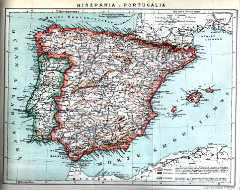 Orgelbranda Encyklopedja Powszechna, 1898-1912
7.080. Hiszpania i Portugalia