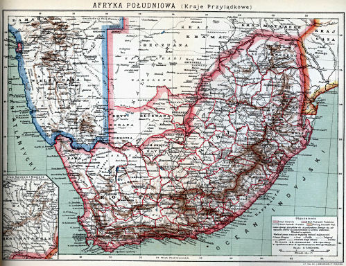 Orgelbranda Encyklopedja Powszechna, 1898-1912
12.394. Afryka południowa (Kraje Przylądkowe)