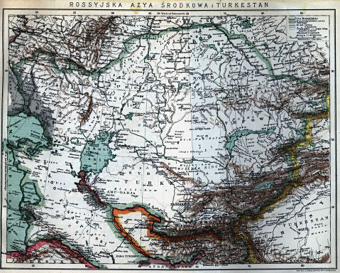 Orgelbranda Encyklopedja Powszechna, 1898-1912
13.040. Rossyjska Azya środkowa i Turkestan