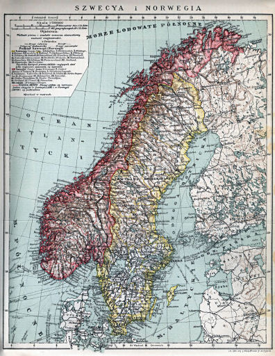 Orgelbranda Encyklopedja Powszechna, 1898-1912
14.308. Szwecya i Norwegia