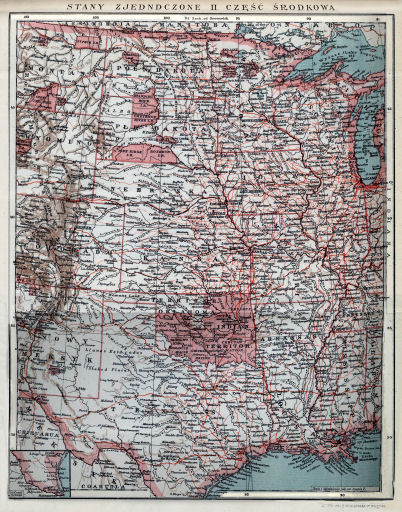 Orgelbranda Encyklopedja Powszechna, 1898-1912
16.120. Stany Zjednoczone II. Część środkowa