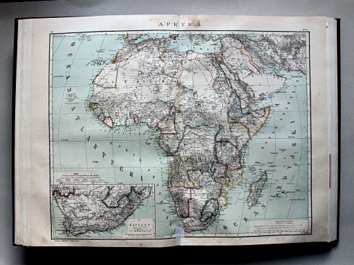 Wielki atlas geograficzny, Nalkowski, 1904
16. Afryka