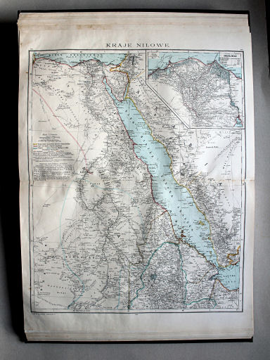 Wielki atlas geograficzny, Nalkowski, 1904
18. Kraje Nilowe
