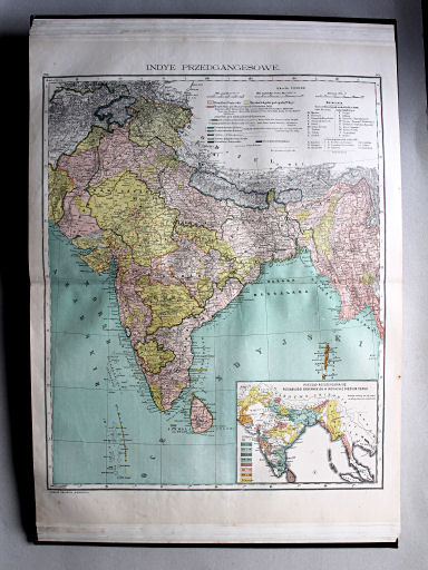 Wielki atlas geograficzny, Nalkowski, 1904
22. Indye przedgangesowe