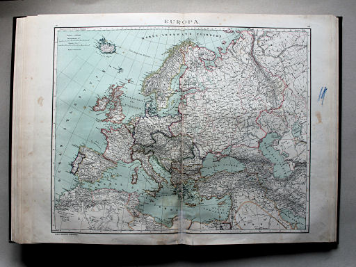 Wielki atlas geograficzny, Nalkowski, 1904
26. Europa