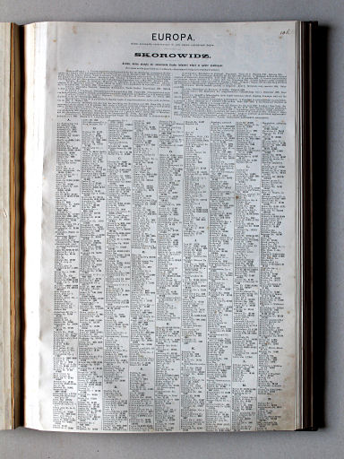 Wielki atlas geograficzny, Nalkowski, 1904
26. Europa, tekstpagina 1 / Europe, text page 1