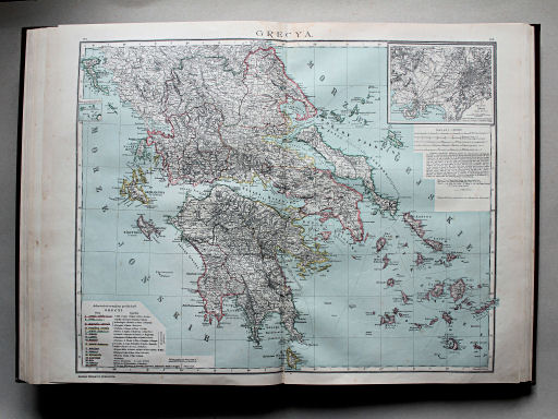 Wielki atlas geograficzny, Nalkowski, 1904
28. Grecya