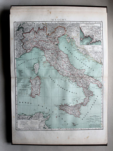 Wielki atlas geograficzny, Nalkowski, 1904
29. Włochy