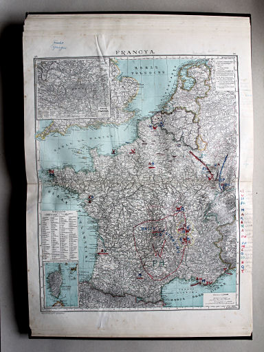 Wielki atlas geograficzny, Nalkowski, 1904
36. Francya