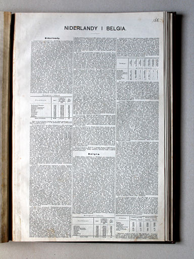 Wielki atlas geograficzny, Nalkowski, 1904
38. Nederland en België, tekstpagina 1 / Netherlands and Belgium, text page 1