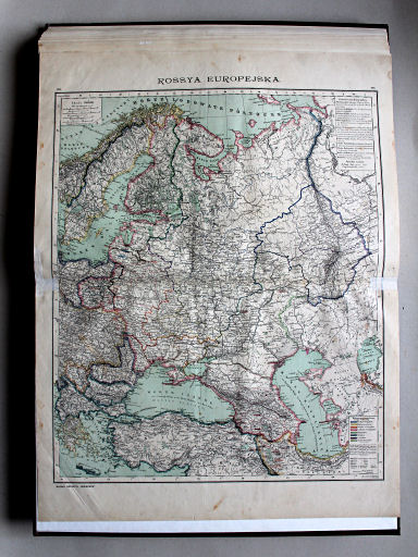Wielki atlas geograficzny, Nalkowski, 1904
53. Rossya Europejska