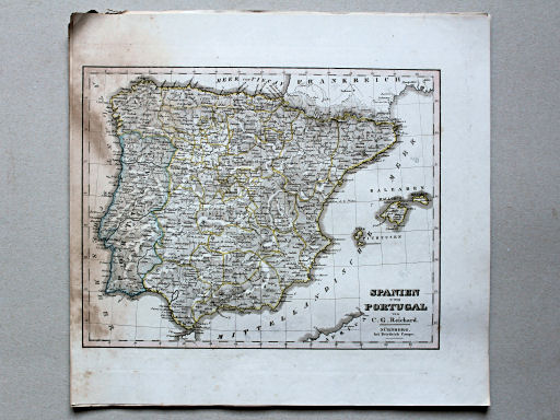 Reichard, Neuer Hand-Atlas, 1840
9. Spanien und Portugal
