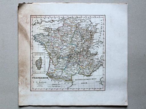 Reichard, Neuer Hand-Atlas, 1840
10. Frankreich