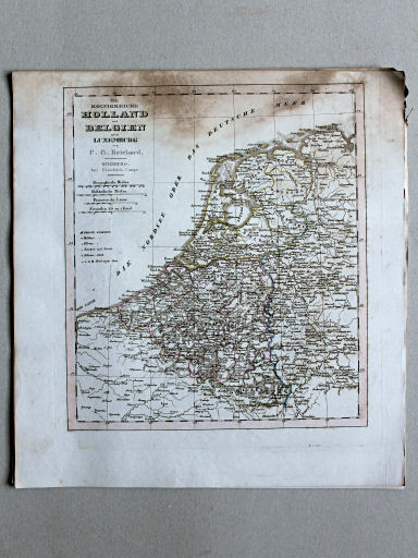 Reichard, Neuer Hand-Atlas, 1840
15. Das Königreich der Niederlande nebst Luxemburg