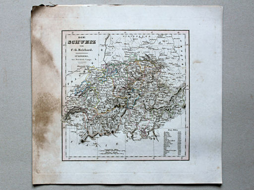 Reichard, Neuer Hand-Atlas, 1840
16. Die Schweiz