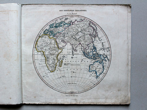 Reichard, Neuer Hand-Atlas, 1849
1. Die oestliche Halbkugel