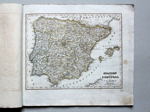 Reichard, Neuer Hand-Atlas, 1849
9. Spanien und Portugal