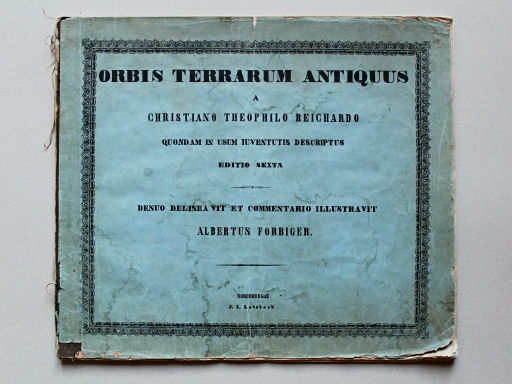 Reichard, Orbis terrarum antiquus (in usum juventutis), ca. 1861
Voorkant band