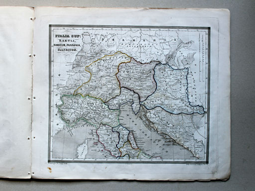 Reichard, Orbis terrarum antiquus (in usum juventutis), ca. 1861
7. Italia sup., Raetia, Noricum, Pannonia, Illyricum