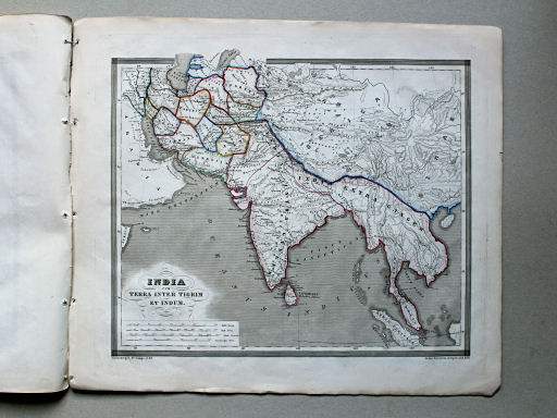 Reichard, Orbis terrarum antiquus (in usum juventutis), ca. 1861
18. India cum terra inter Tigrim et Indum