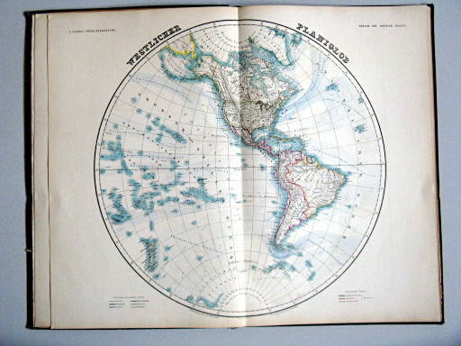 Auswahl aus Kiepert's Hand-Atlas, 1873
2. Westlicher Planiglob (Nº 3)
