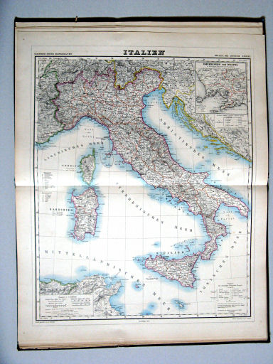 Auswahl aus Kiepert's Hand-Atlas, 1873
6. Italien (Nº 17)