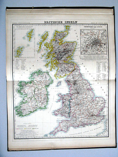 Auswahl aus Kiepert's Hand-Atlas, 1873
9. Britische Inseln (Nº 21)
