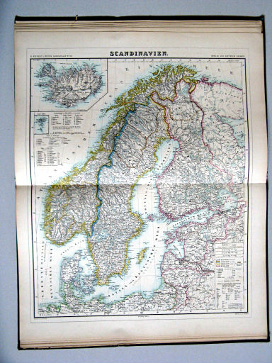 Auswahl aus Kiepert's Hand-Atlas, 1873
10. Scandinavien (Nº 23)