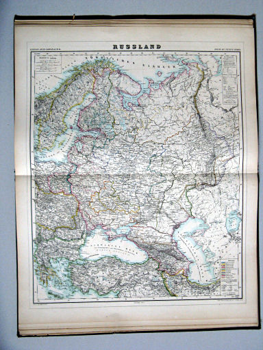 Auswahl aus Kiepert's Hand-Atlas, 1873
11. Russland (Nº 24)