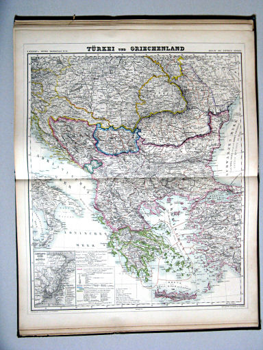 Auswahl aus Kiepert's Hand-Atlas, 1873
12. Türkei und Griechenland (Nº 25)