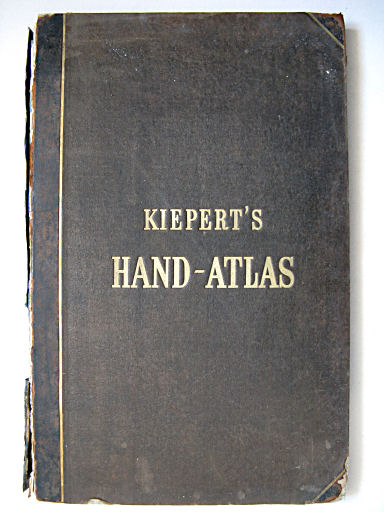 Kiepert's Hand-Atlas 1860
Voorkant band / Front cover