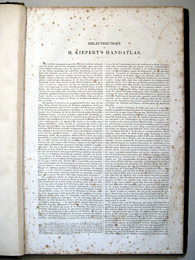 Kiepert's Hand-Atlas 1860
Toelichting (blz. 1) / Explanations (p. 1)
