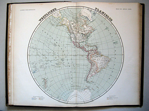 Kiepert's Hand-Atlas 1860
3. Westlicher Planiglob